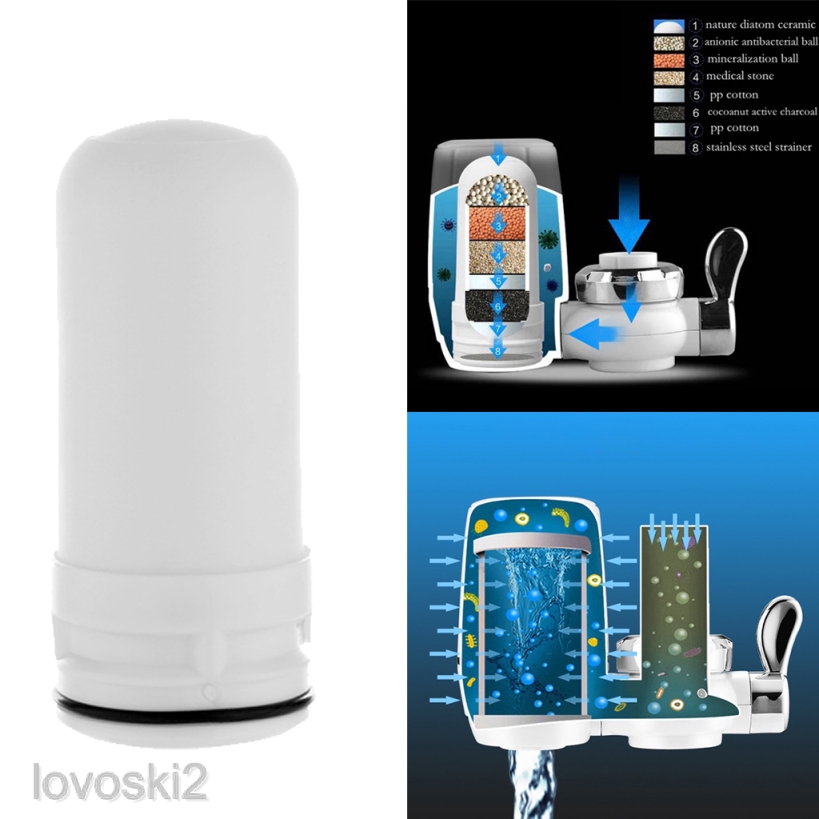 Replace Ceramic Faucet Tap Water Filter Cartridge for Kitchen Bathroom