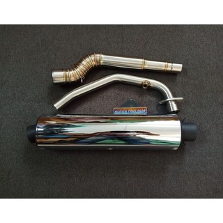 pô CBR gắn xe sonic 150 cổ pô 2 khúc