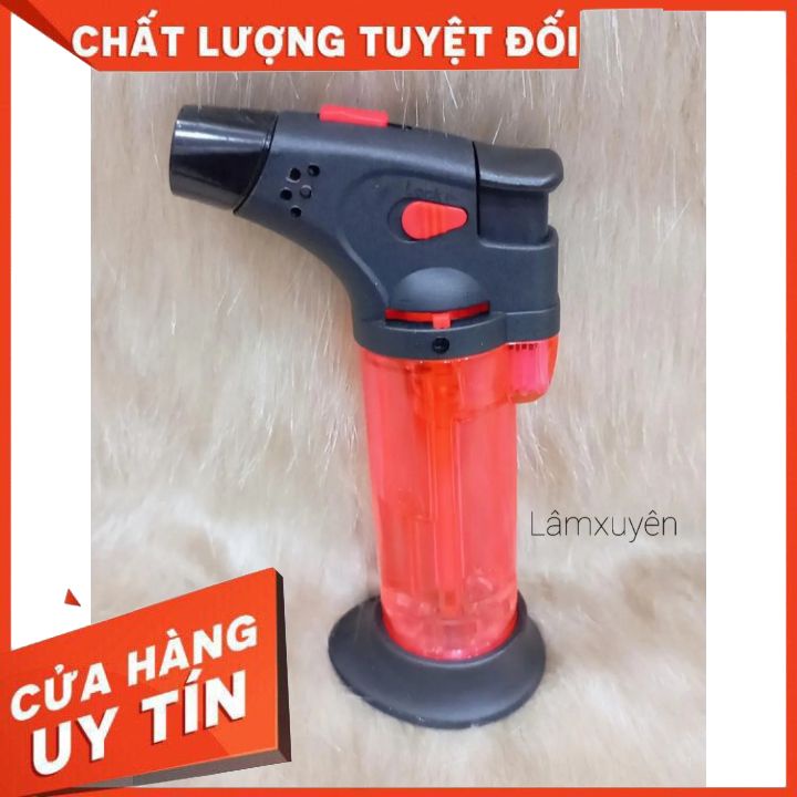 Khò gas mini Pocket Để Bàn, Bật lửa, khóa lửa rảnh tay 2 chế độ khóa  FREESHIP thiết kế độc lạ bắt mắt, siêu bền đẹp