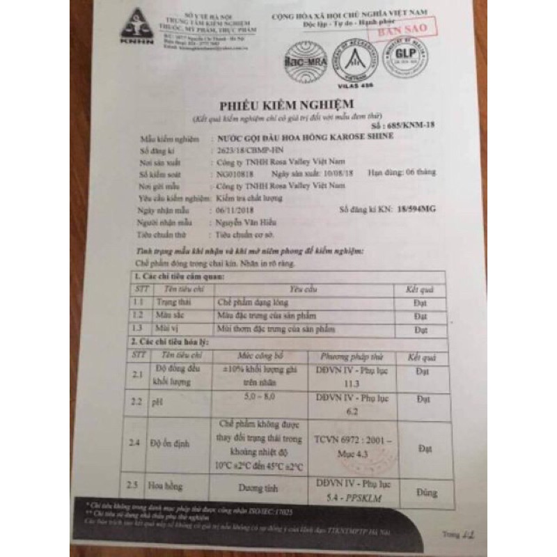 KAROSE SHINE - GỘI ĐẦU BỒ KẾT HOA HỒNG date sx luôn mới