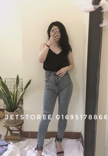[ORDER, sẵn M] Quần jean bó rách