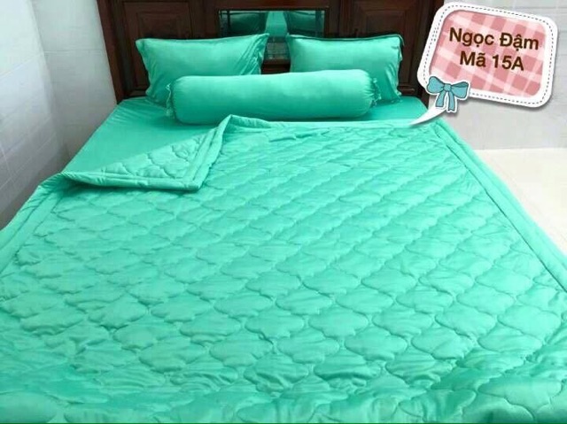 Trọn bộ ( 2 áo gối+1 áo ôm+ drap khổ 1m6x2m) thun Hàn Quốc | BigBuy360 - bigbuy360.vn