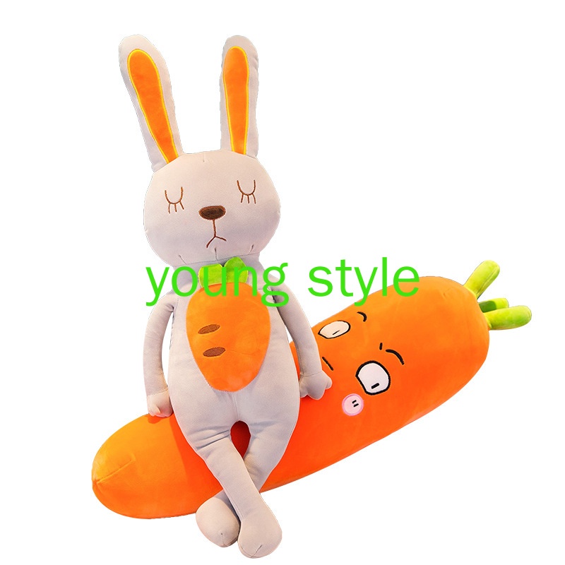 [ Gấu Bông Cà Rốt ] Gấu bông Teddy Cà Rốt Biểu Cảm Siêu Đáng Yêu Size 60cm &amp; 100cm