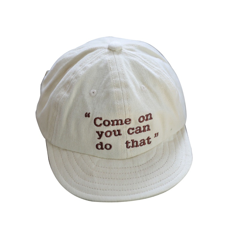 Nón Kết Thêu Chữ Thoáng Khí Thời Trang Xuân Hè Cho Bé Trai Và Gái