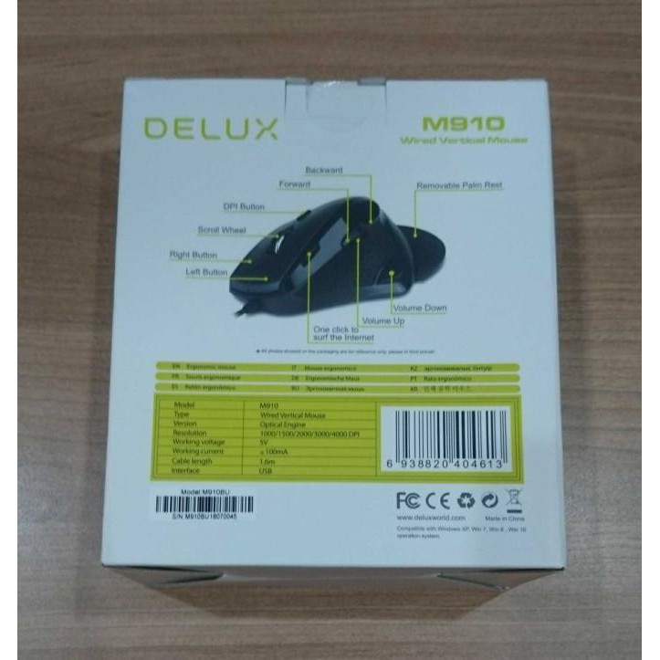 Chuột Máy Tính Delux M910 0512 | BigBuy360 - bigbuy360.vn