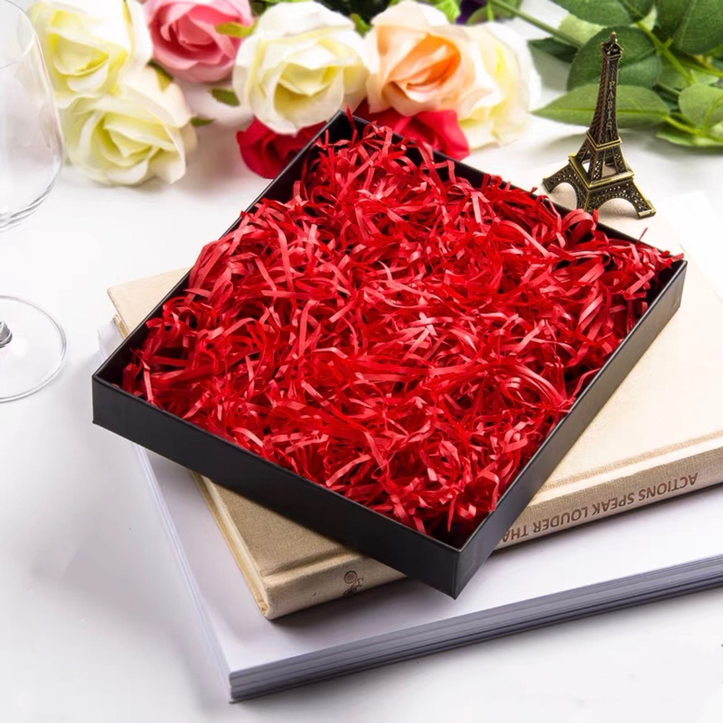 Giấy Rơm Nhiều Màu Lót Hộp Quà Tặng Đẹp Sang Trọng MAIBA 50g