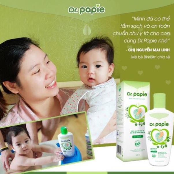 Nước tắm thảo dược Dr Papie cho bé 230ml