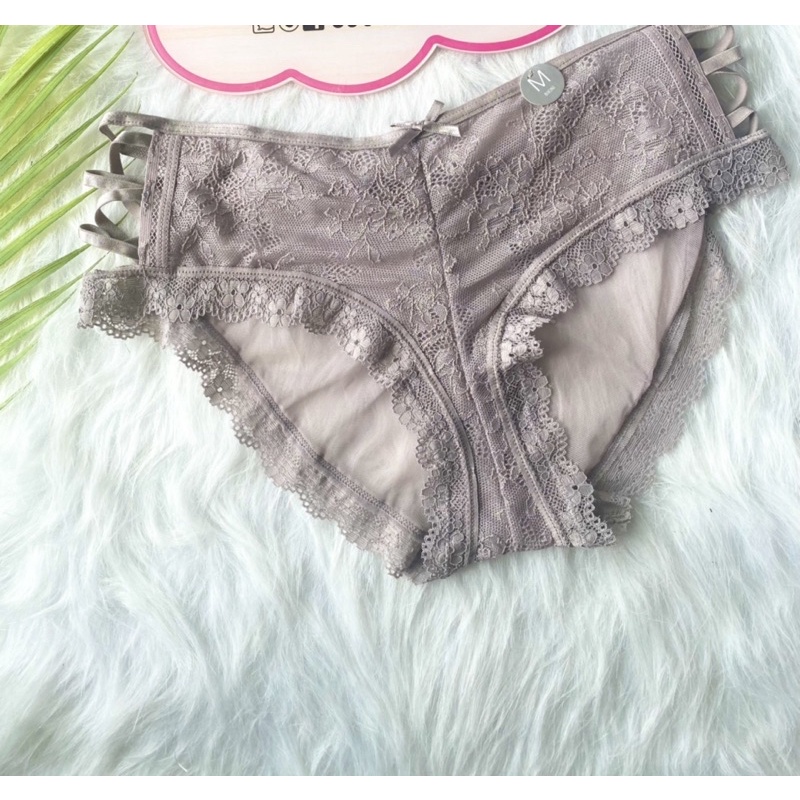 ♥️ Shop Uy Tín ♥️Quần Lót Vicky Ren Đan Dây 2 Bên Hàng Shop Xịn