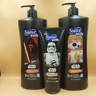 SET TẮM GỘI SUAVE KIDS STAR WARS  Tặng kèm Gel vuốt tóc