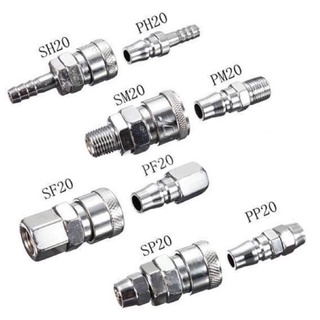 Đầu nối nhanh đầu bi dây hơi khí nén- Khớp nối nhanh máy nén khí