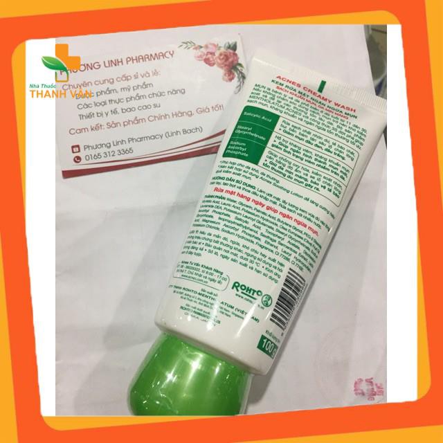 Kem rửa mặt  Acnes Mentholatum  Cao cấp