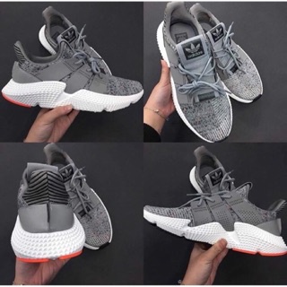 Giày thể thao sneaker PROPHERE xám đế trắng chất vải mềm mịn thời trang