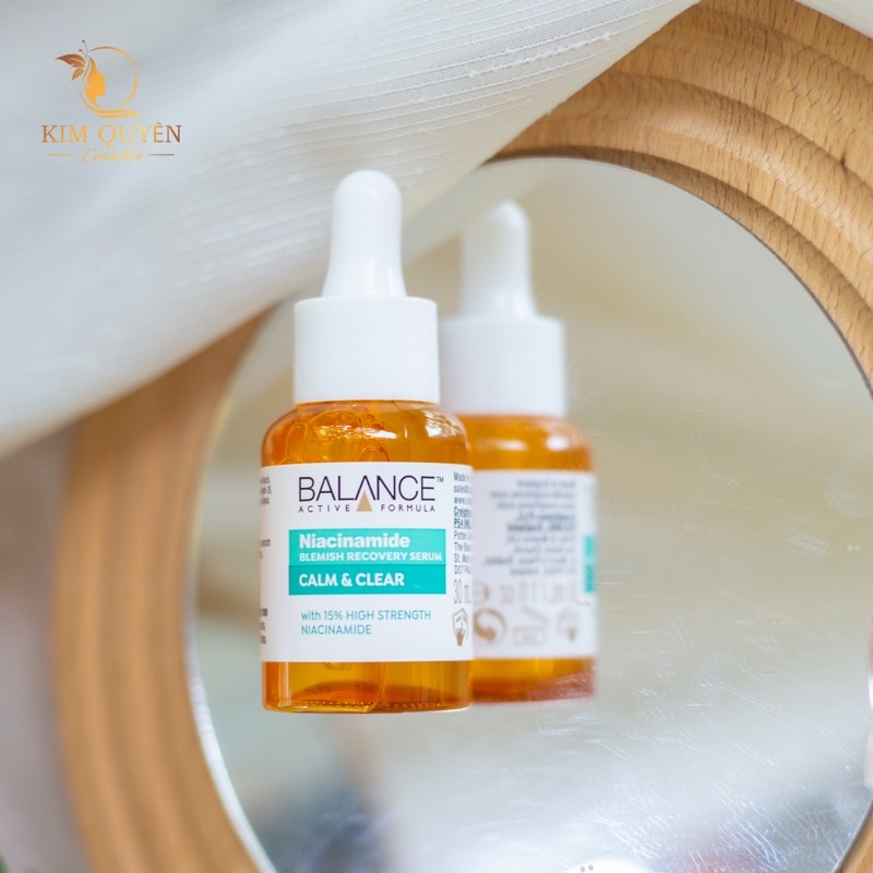 Serum Balance Vitamin C , Niacinamide , Hyaluronic 30ml giúp dưỡng ẩm, sáng da và chống lão hóa vượt trội