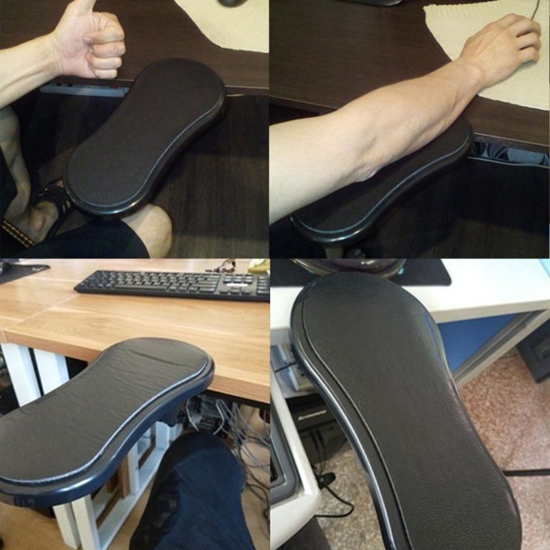 YXA❤ Rotating Computer Arm Rest Pad Adjustable PC Wrist Rest Hand Bracket Home Office Mouse Pad