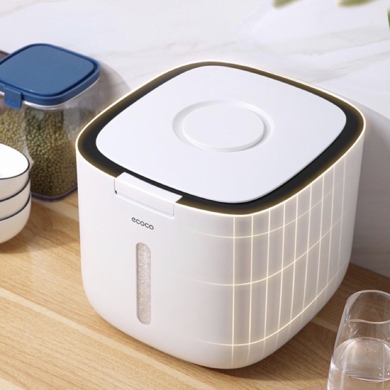THÙNG ĐỰNG GẠO, THỰC PHẨM KHÔ 10KG 5KG CHỐNG MỐI MỌT ECOCO