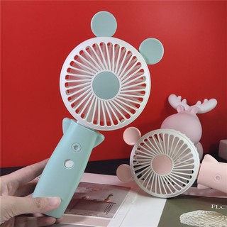 (GIÁ RẺ TỤT QUẦN) Quạt Mini Phun Sương - Quạt Cầm Tay Chạy Cực Khoẻ Hót Nhất 2020