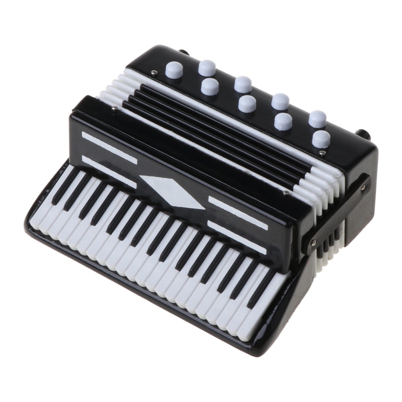 Nhạc Cụ Accordion Đồ Chơi Mini Tỷ Lệ 1 / 12 Cho Nhà Búp Bê
