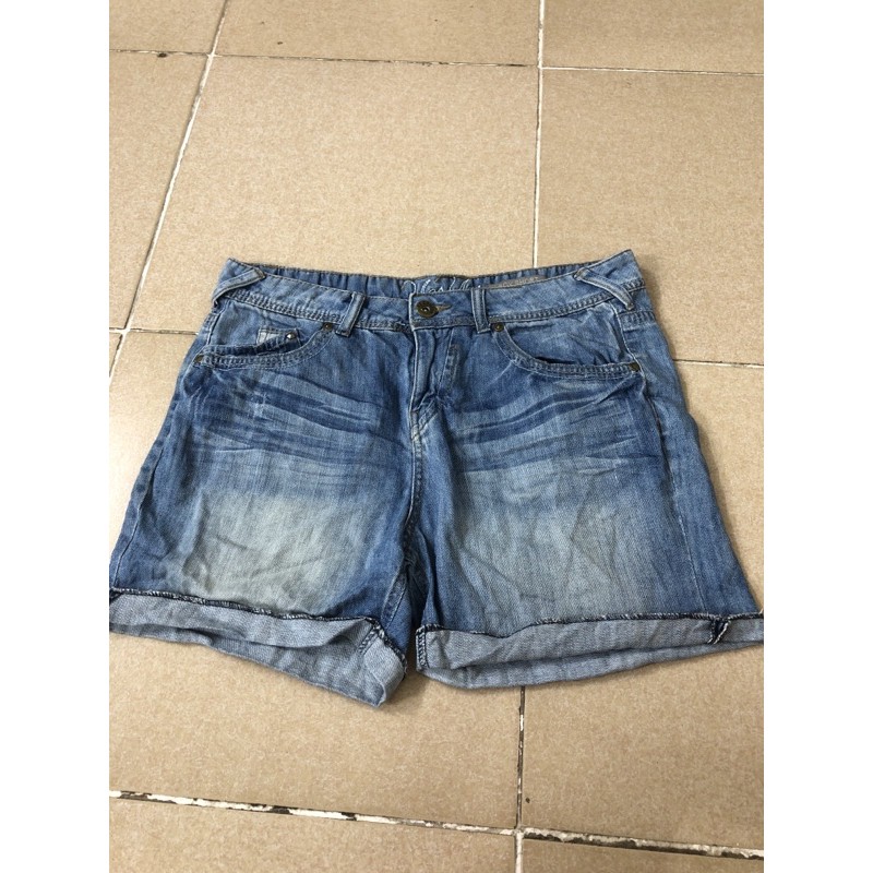 size 32 33 quần short jean nam nữ ống xuông 2hand mới đẹp xịn