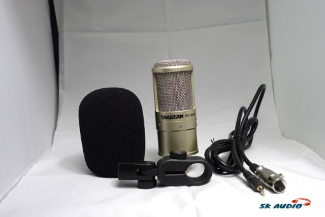 Combo mic thu âm takstar PC-K200 và sound card XOX K10 (tặng tai nghe sony)