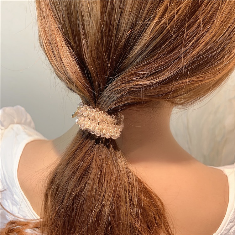 Dây Cột Tóc Đính Đá Nhân Tạo Thời Trang