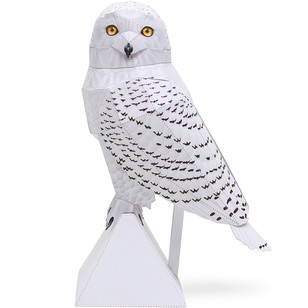 Mô hình giấy_ Cú tuyết- Hedwig