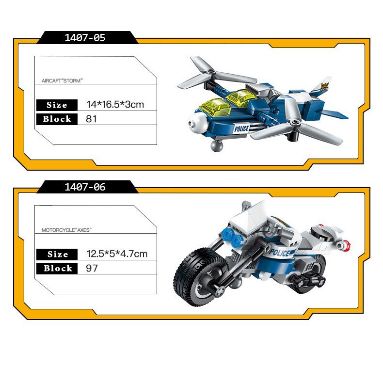 Đồ Chơi Lắp Ráp Robot Biến Hình Cảnh Sát - ROBOT POLICE Cao