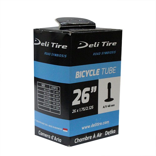 Ruột xe đạp Deli 26 / 27.5 / 700c Van Mỹ