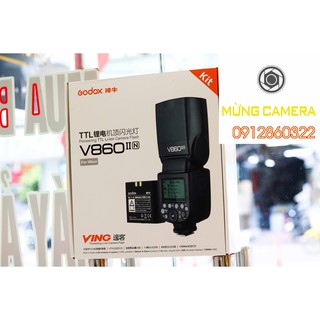 Đèn Flash máy ảnh Godox V860 II N ( fo nikon ) (đã gồm pin +sạc)