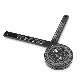 Miter Saw Protractor ABS Angle Finder Level Meter Gauge Goniometer