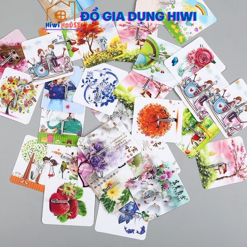 Combo 100 móc dán tường 3D Siêu Chắc