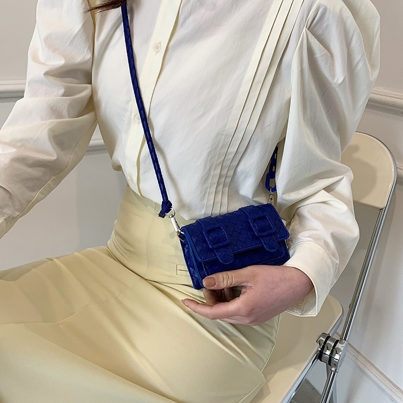 Túi Xách Đan Len Màu Trơn NB00299