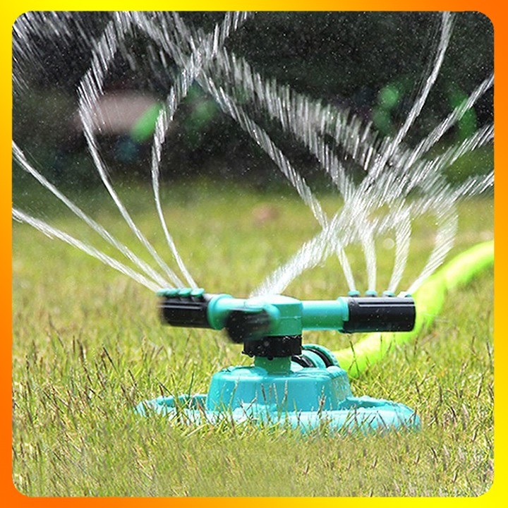 Vòi tưới nước tự động xoay 360 độ, tiện lợi chất lượng cao, 12 tia nước xịt xa đến 4m làm mát mái tôn