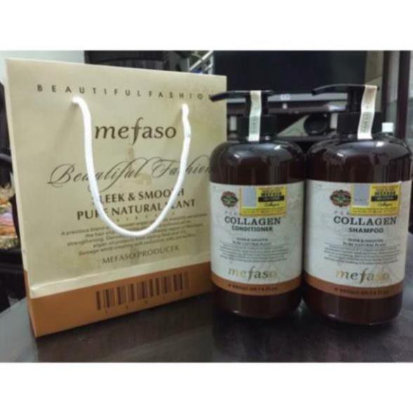 Bộ Dầu Gội Dầu Xả Colagen Mefaso Dưỡng Ẩm , Phục Hồi Hư Tổn Giúp Tóc Chắc Khỏe | BigBuy360 - bigbuy360.vn
