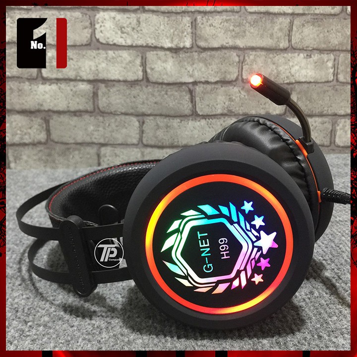 Tai Nghe Gaming LED Chụp Tai Headphone Có Dây GNet H99 - Tai Nghe Game Thủ Có Mic Máy Vi Tính Laptop Pc | BigBuy360 - bigbuy360.vn