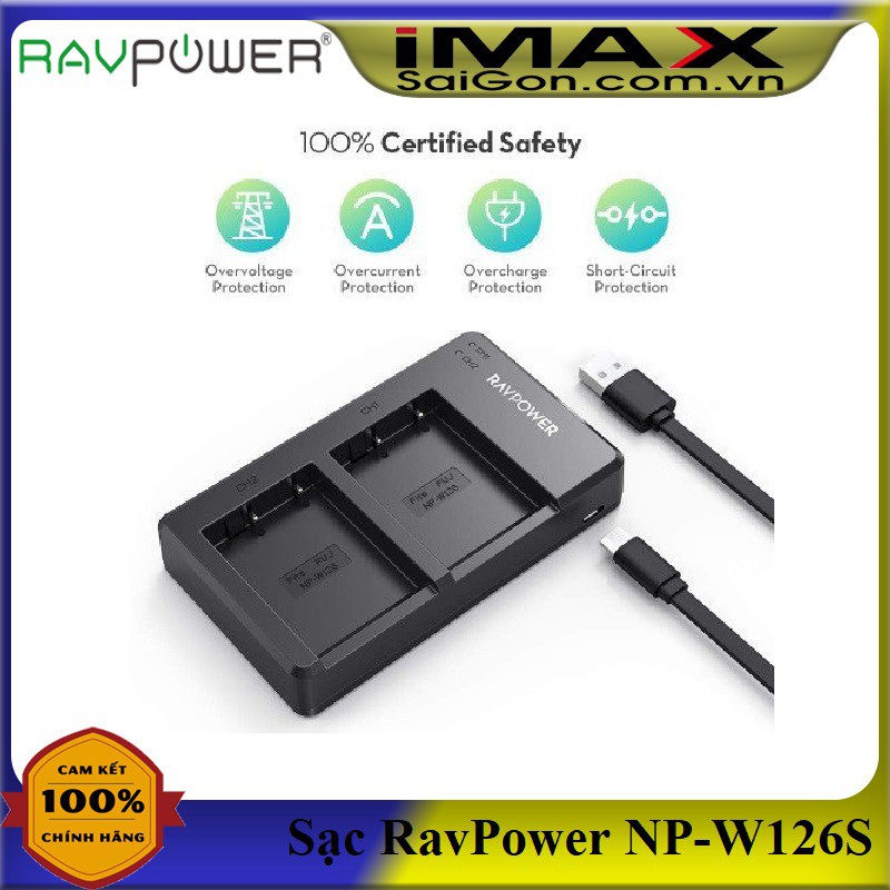 Sạc máy ảnh RavPower cho Sony NP-FW50