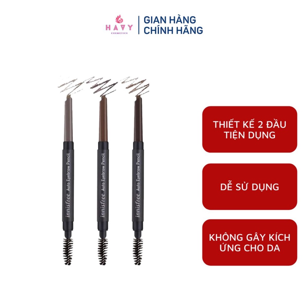 CHÌ KẺ MÀY INNISFREE AUTO EYEBROW PENCIL