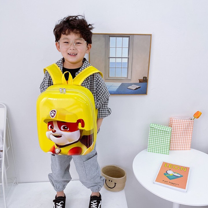 Balo hình trứng ngộ nghĩnh chống gù cho bé đi học mầm non size 29cm BALO-525-S2