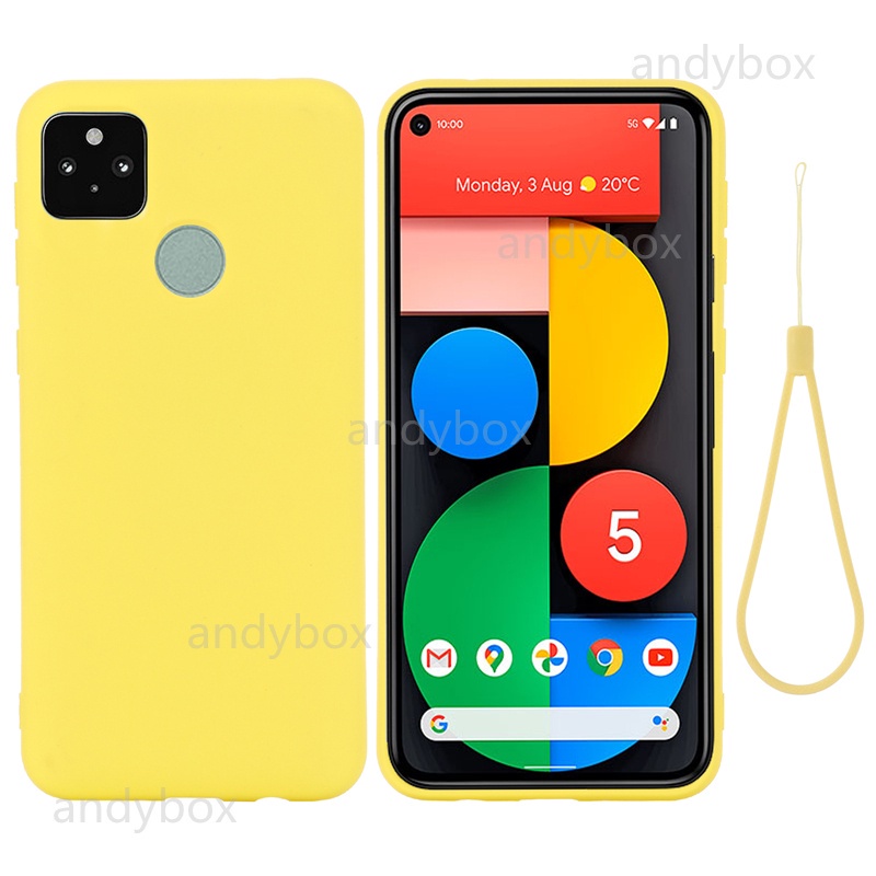 Ốp điện thoại silicon cao su mềm mặt nhám cao cấp cho Google Pixel 5a / 4a / 4 / 4 Xl 5G Pixel 4 / 5/ 4a / 5a