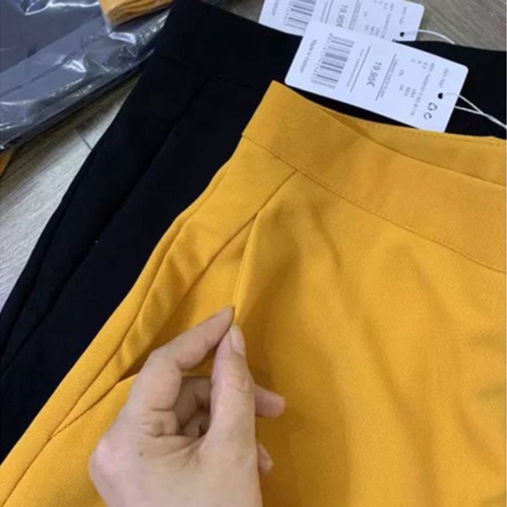Quần giả váy chữ A midi chân váy ngắn lưng cao có quần lót trong M088