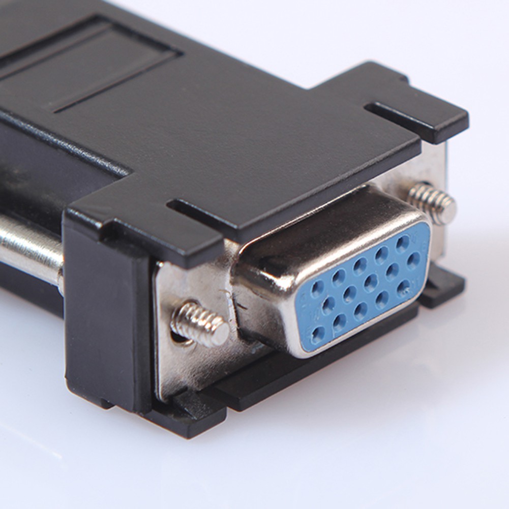 Đầu nối chuyển đổi VGA sang LAN CAT5 CAT6 RJ45 hàng chất lượng cao