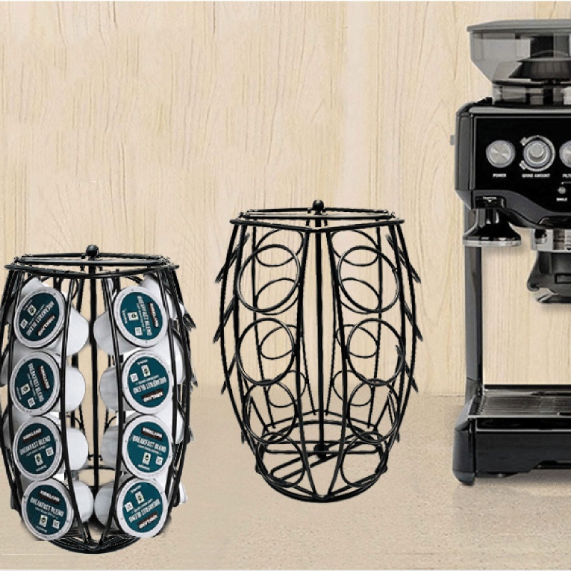 Giá Đỡ Cốc Cà Phê Bằng Kim Loại Có Thể Xoay 360 Độ Tiện Dụng Cho Gia Đình / Văn Phòng