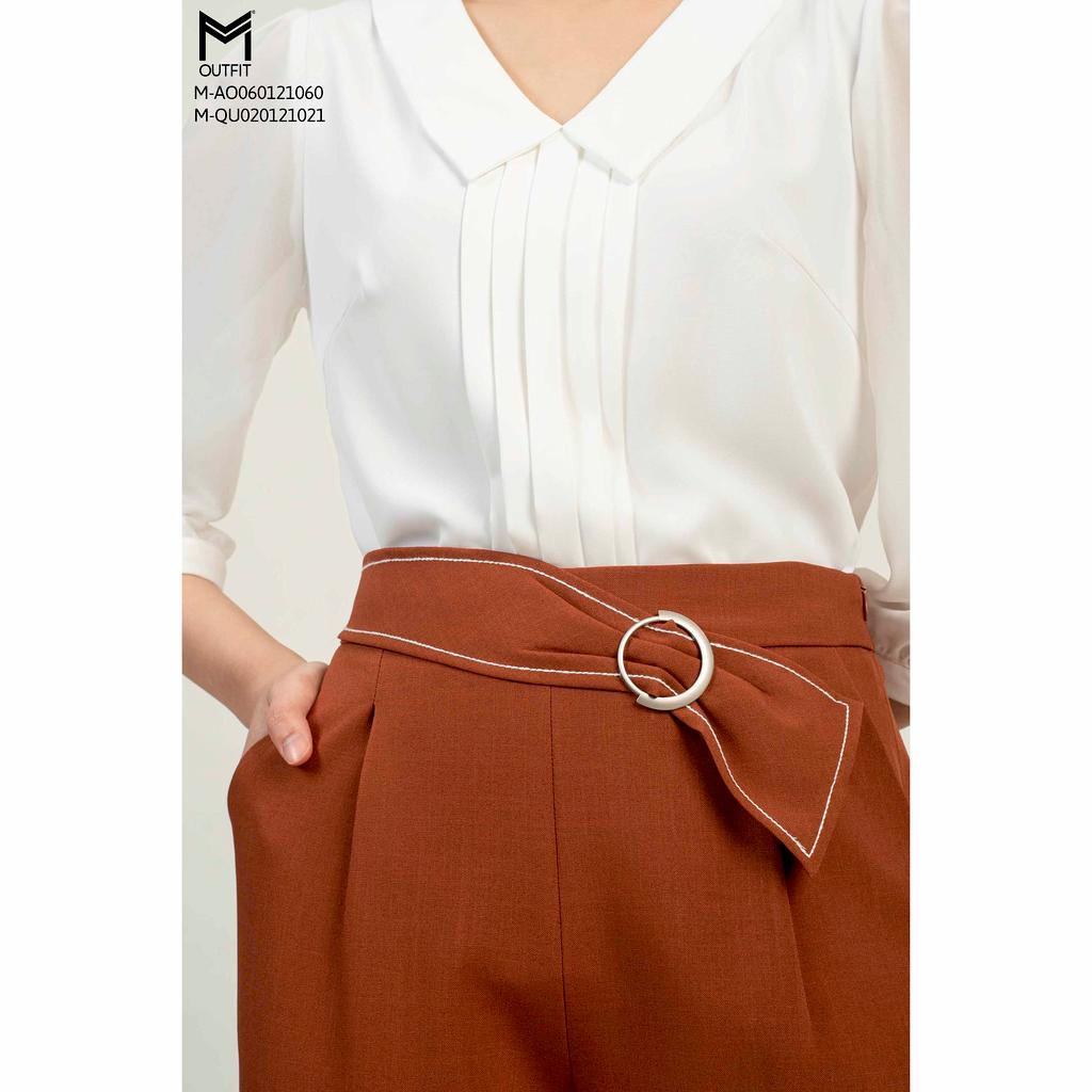 Quần baggy cạp phối nơ MMOutfit M-QU020121021