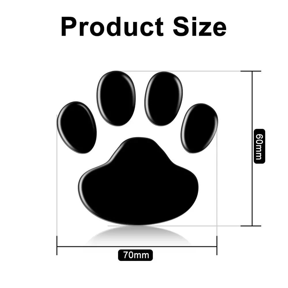Miếng Dán Trang Trí Xe Hơi Màu Đen Độc Đáo|Decal DáN CửA Sổ HìNh DấU Chân Chó MèO Cho Xe Hơi