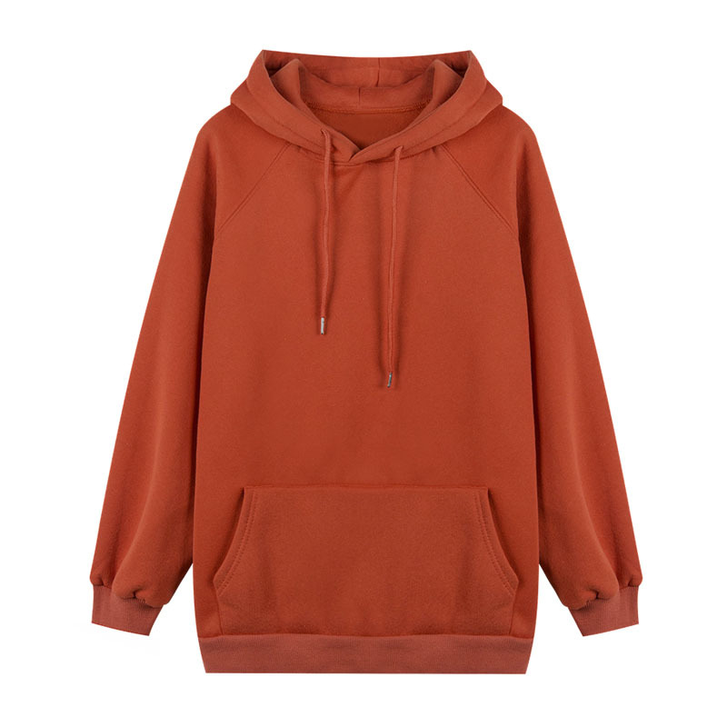 Áo Hoodie Lót Nhung Form Rộng Phong Cách Hàn Quốc Cho Cặp Đôi