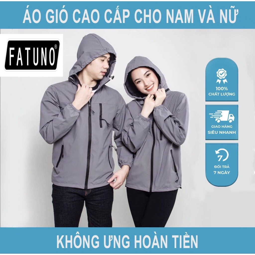 Áo khoác gió 2 lớp tráng bạc khóa kéo có túi tiện lợi chống gió, chống nắng, chống bụi, chống nước