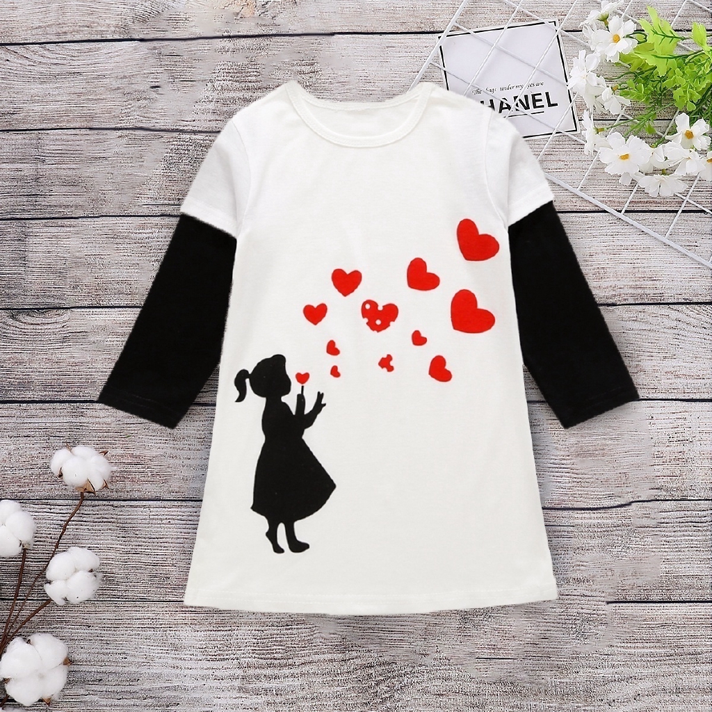 Đầm Công Chúa Chất Cotton Phong Cách Mùa Thu Cho Bé Gái
