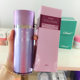 Nước hoa hồng collagen cellio moisture skin
