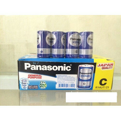 Pin Chung  panasonic-pin R14UT/2S vỉ 2 viên