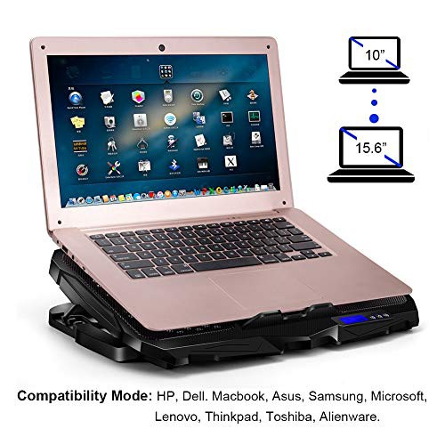 Đế Tản Nhiệt Laptop 17 inch hổ trợ 4 Quạt và Điều chỉnh được Tốc Độ quạt COOLER S18