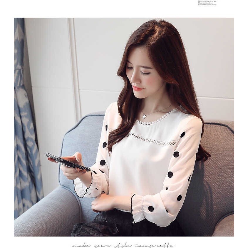 ÁO KIỂU BI PHỐI REN HOT TREND